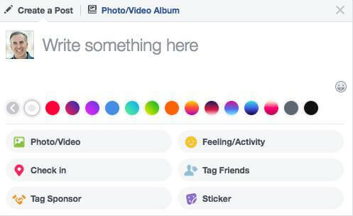 Facebook je proširio raspon opcija boja pozadine dostupnih za ažuriranje statusa.