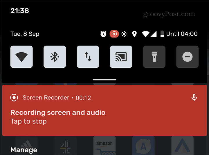 Snimanje Android Screen Recorder-a