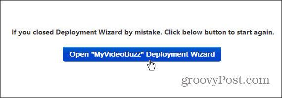 MyVideoBuzz Wizard