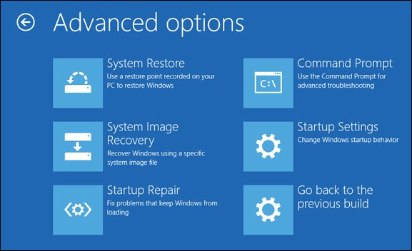Napredne mogućnosti dizanja sustava Windows 10