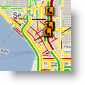 Google Maps uživo promet za magistralne ceste