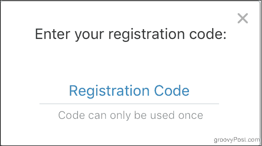 Unesite svoj registracijski kod