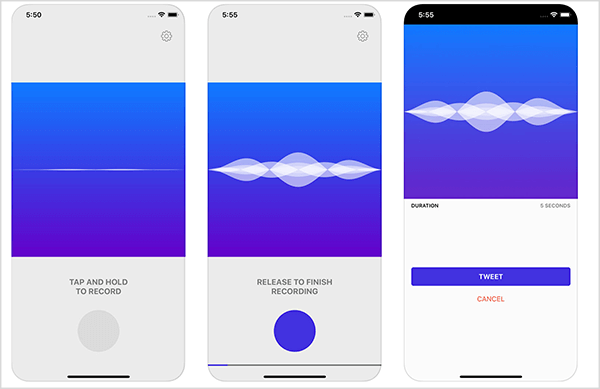 Aplikacija Twodio omogućuje vam cvrkutanje zvuka pomoću valnog oblika koji privlači pažnju ljudima u Twitter feedu.