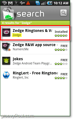 pregled aplikacije za zedge rintones i pozadine