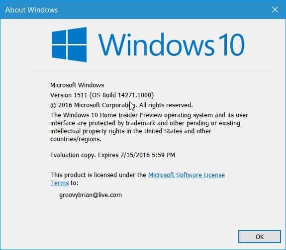 Windows 10 Redstone Build 14271 objavljen Insajderima (Mobile Too)