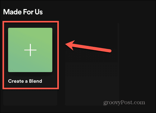 spotify stvoriti mješavinu