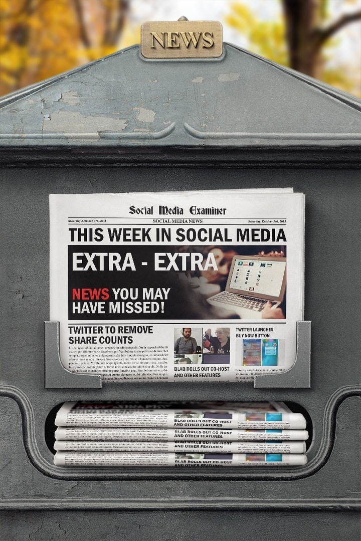Twitter za uklanjanje broja udjela: Ovaj tjedan na društvenim mrežama: Ispitivač društvenih medija