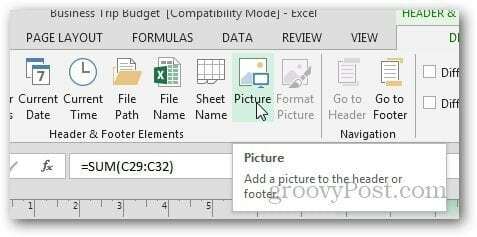 Vodeni žig Excel 12