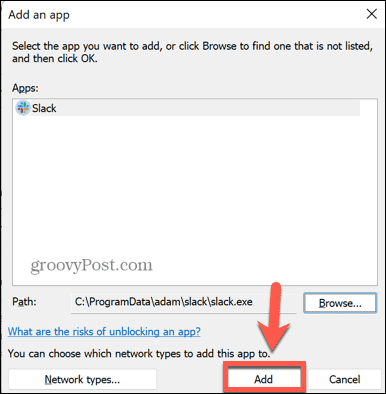 Windows firewall dodaj aplikaciju