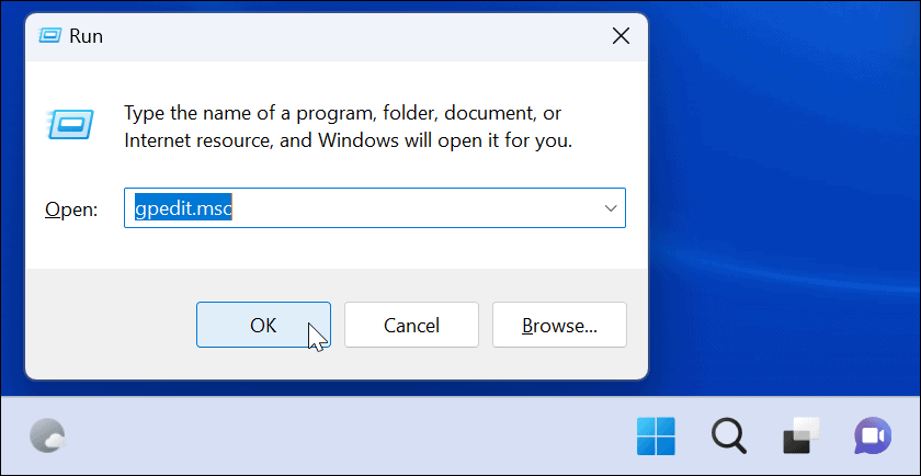 gpedit blokira korisnike iz postavki u sustavu Windows 11