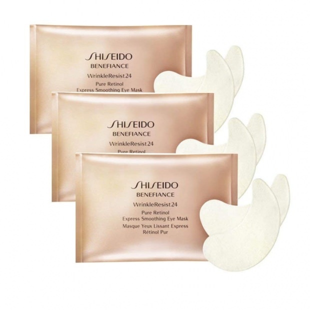 Resist24 Pure Retinol Express glatka maska ​​za oči Shiseido Benefiance protiv bora