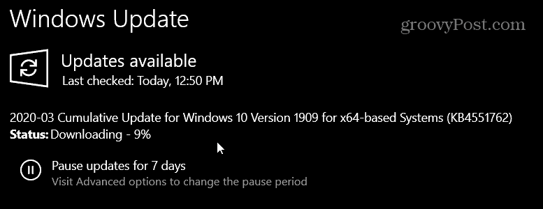 KB4451762 za Windows 10 1903 i 1909