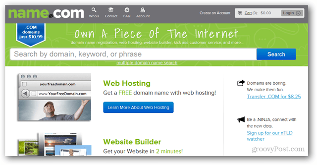 name.com povećava registraciju domene i hosting hostinga