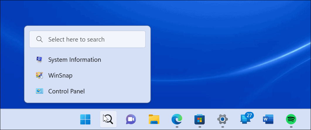 Windows 11 traka za pretraživanje ne radi