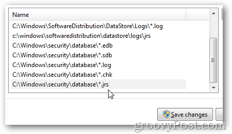 MSE postavke isključuju datoteke i mape Dodajte sigurnosna pravila za Windows