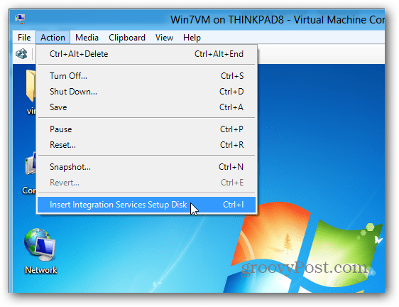 Instalirajte integracijske usluge na Hyper-V VM-ove u sustavu Windows 8