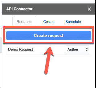 zahtjev za izradu API konektora