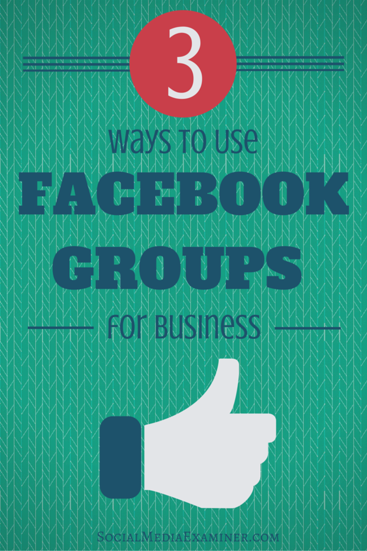 3 načina korištenja Facebook grupa za posao: Ispitivač društvenih medija