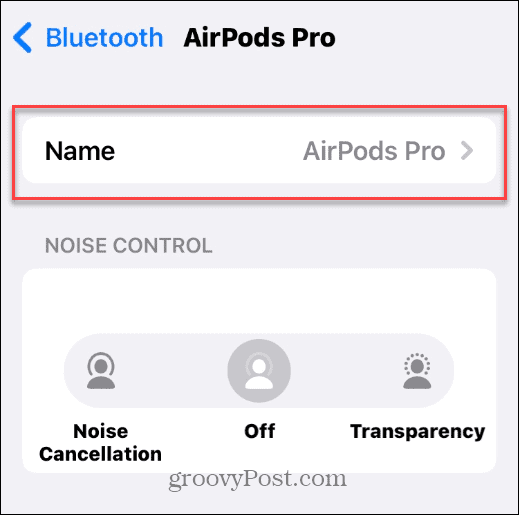 Promijenite naziv svojih AirPods slušalica