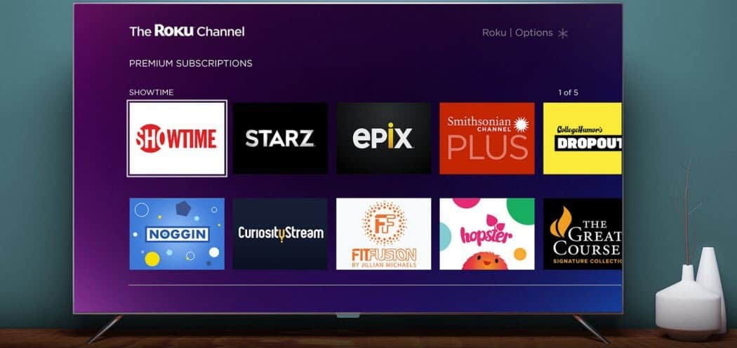 Kanal Roku dodaje pretplate na uslugu Premium Streaming