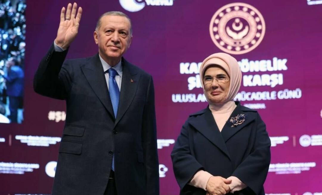 Posebna poruka prve dame Erdoğan za Međunarodni dan borbe protiv nasilja nad ženama!