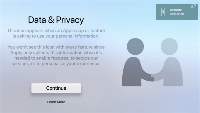  Podaci i privatnost tvOS Apple TV