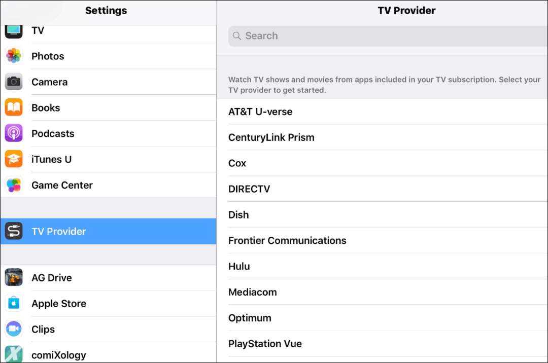 Što je pružatelj usluga televizora na iOS-u i kako ga koristiti?