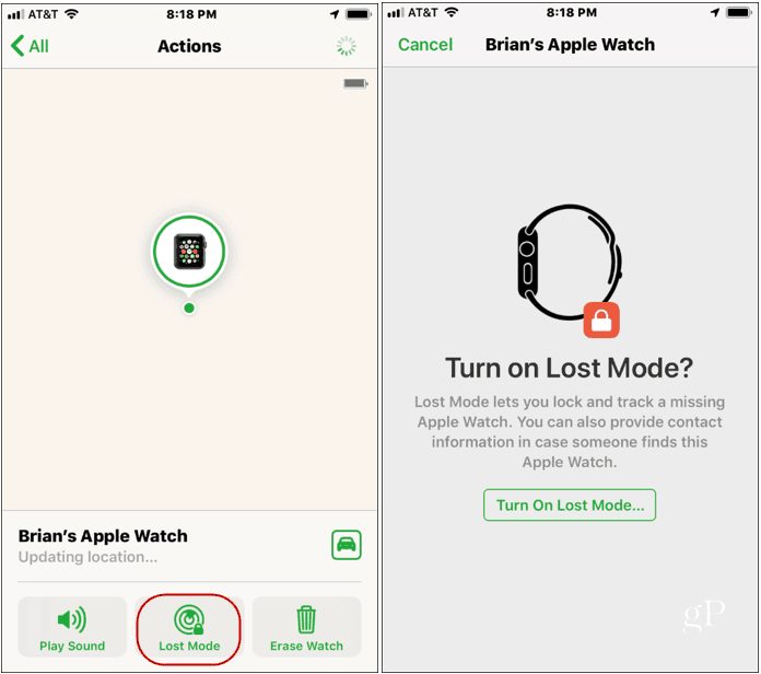 Pronađite Apple Watch_Lost_Mode