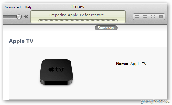 Apple TV obnavlja napredak