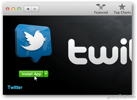 Službena aplikacija za OS X Twitter