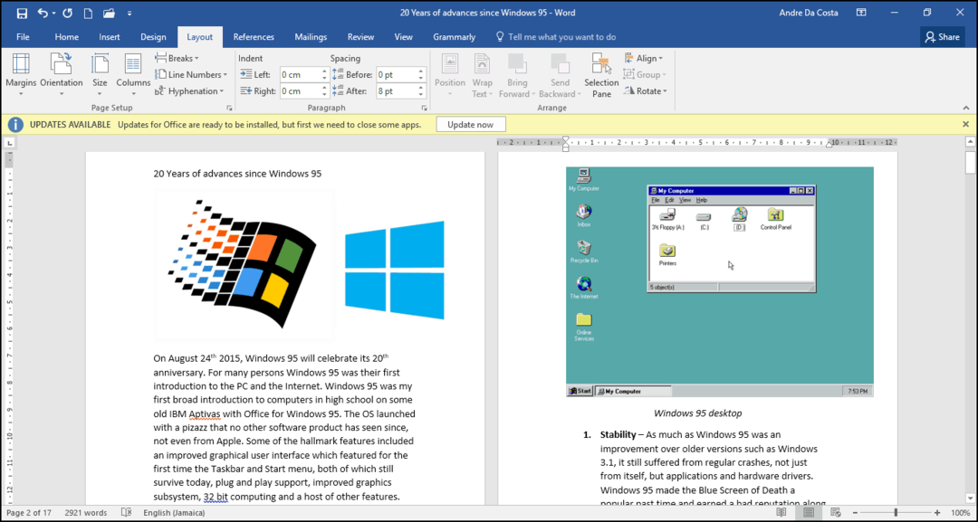 Kako stvoriti knjižice pomoću programa Microsoft Word 2016