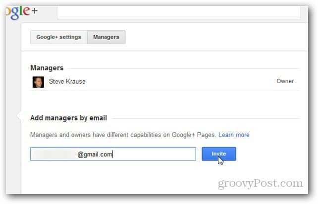 Kako dodati administratora ili upravitelja na Google+ stranicu