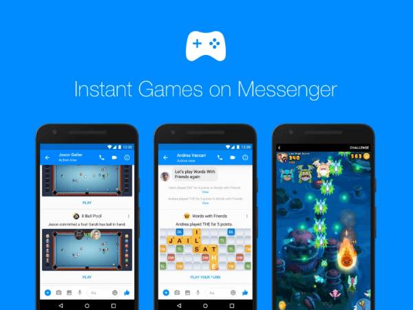 Facebook šire Instant igre na Messengeru šire i lansira nove bogate značajke igranja, botove za igre i nagrade.
