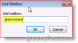 Screenshot programa Outlook 2010 dodaj poštanski sandučić