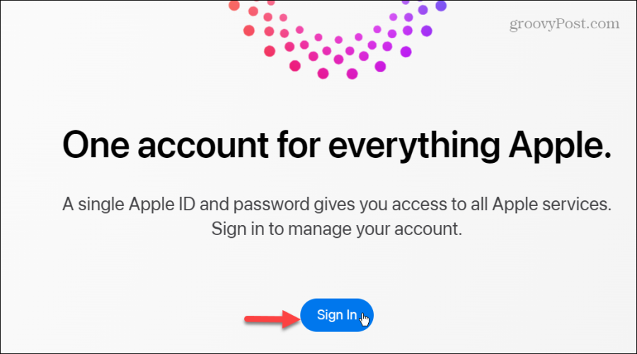 Prijavite se na svoj Apple račun pomoću šifri 
