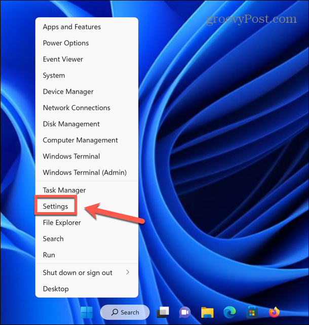 postavke sustava Windows 11