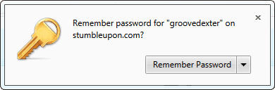 Firefox - ne sjećajte se lozinke za web stranice