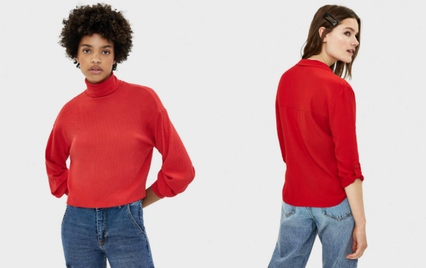 pulover crvene boje