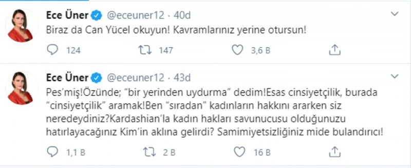 Odgovor Deniz Çakır od voditeljice Ece Üner!