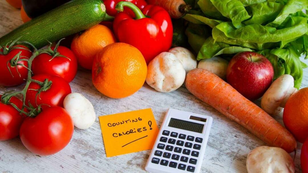 kako izračunati kalorijski deficit