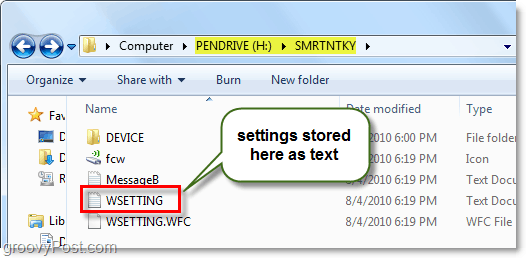 pristupite mrežnim vjerodajnicama iz tekstualne datoteke Windows 7