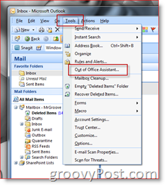 Omogućite uključivanje automatskog odgovora pomoćnika izvan ureda za Microsoft Outlook