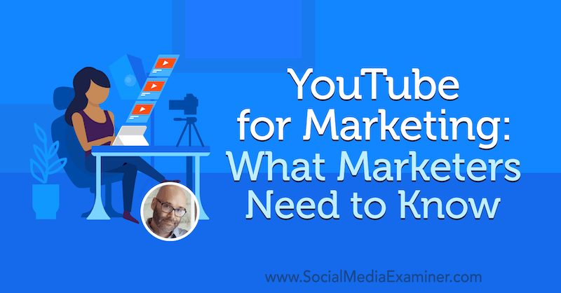YouTube za marketing: što marketinški stručnjaci moraju znati, uključujući uvide Nicka Nimmina u Podcastu za društvene mreže.