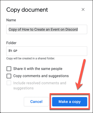 google dokumenti spremi kopiju
