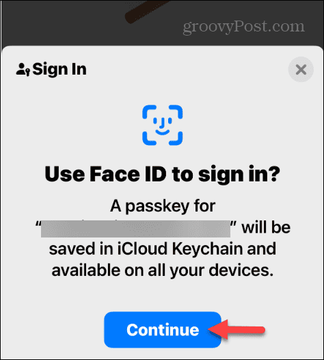 nastavite koristiti Face ID prijavu sa šiframa