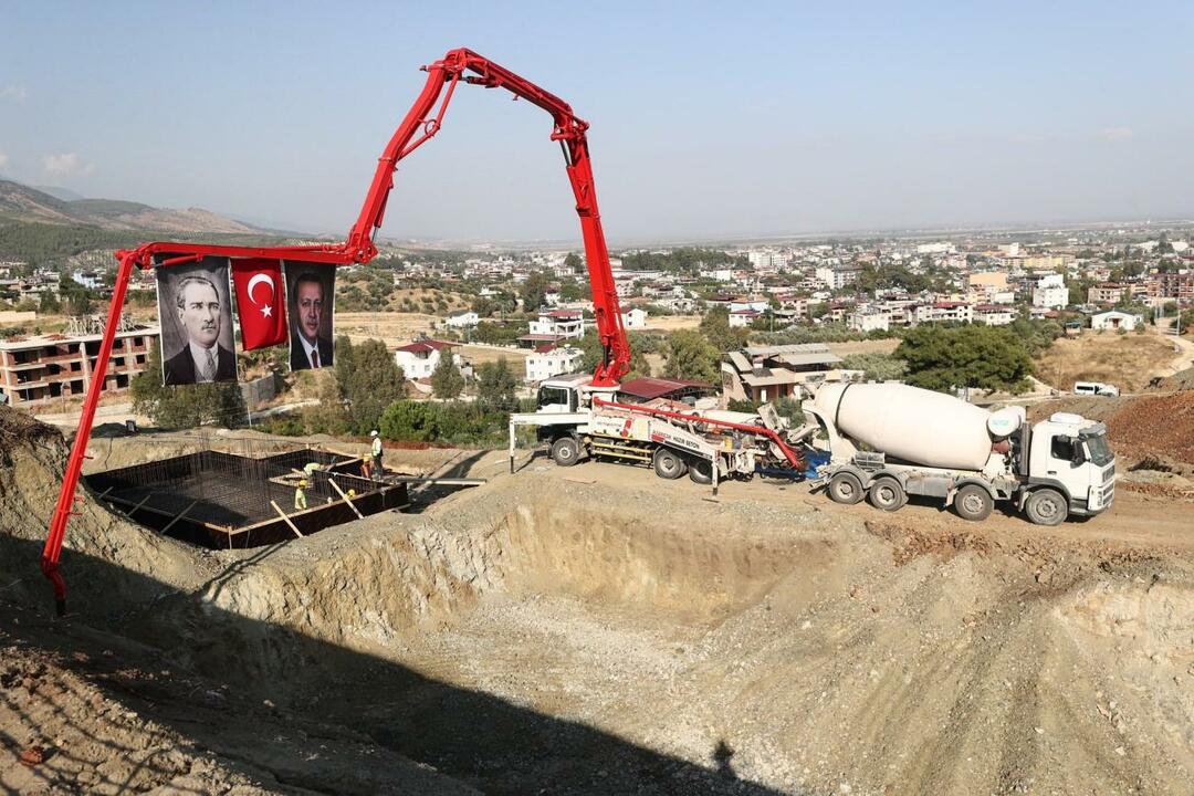  Mjesta dječjih domova čiji su temelji postavljeni u Hatayu i Adıyamanu