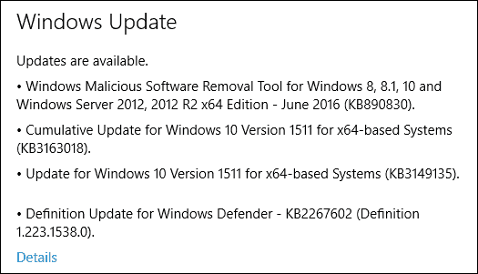 Dostupno novo ažuriranje računala za Windows 10 KB3163018 Build 10586.420 (Mobile Too)