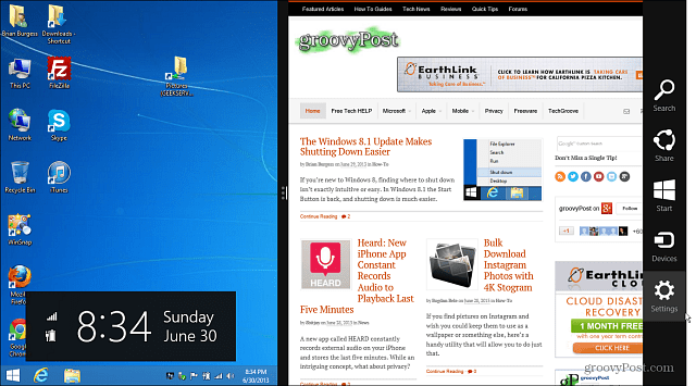Windows 8.1 moderni UI Desktop