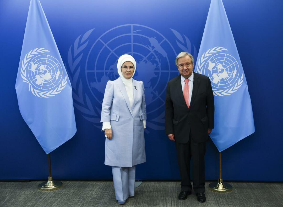 Glavni tajnik UN-a i Emine Erdoğan potpisali su izjavu dobre volje