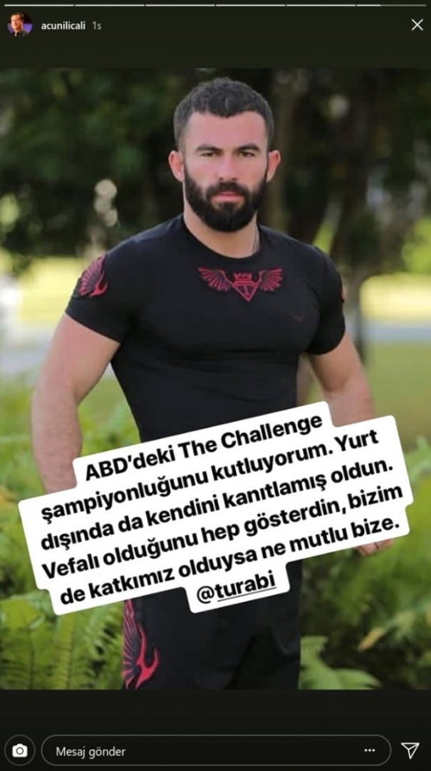Slavljenička poruka od Acun Ilıcalı Turabiju!